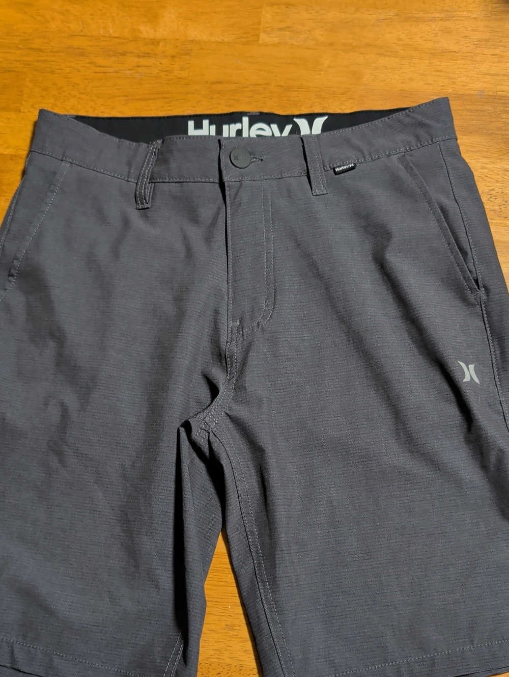 Hurley Men's Black Athletic Performance Shorts